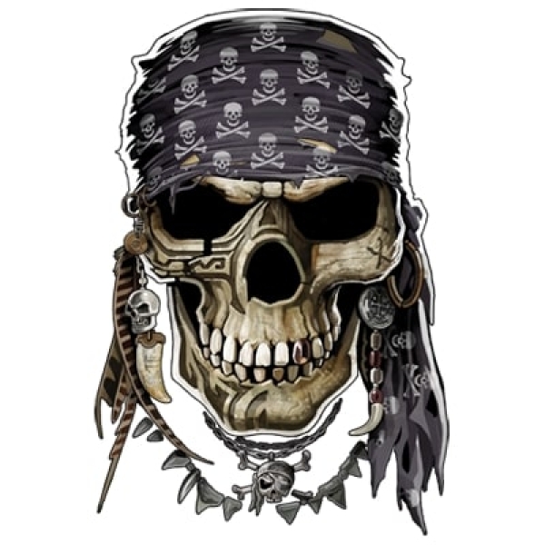 T-Shirt - kurzarm - pirate skull